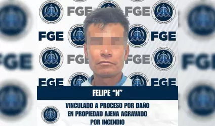 Vinculado a proceso por incendio de dos patrullas de la Polic�a Municipal