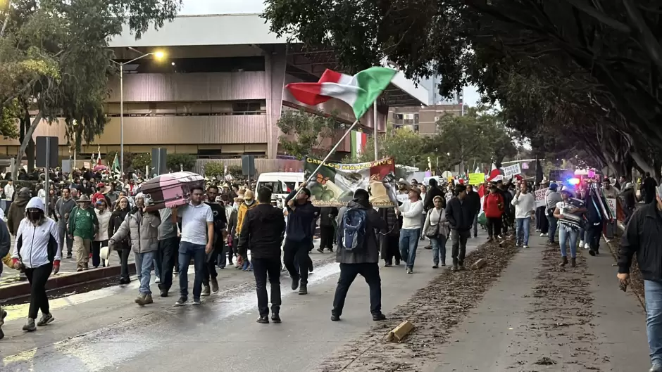 "Generaci�n Z" lidera reclamo de justicia en Tijuana