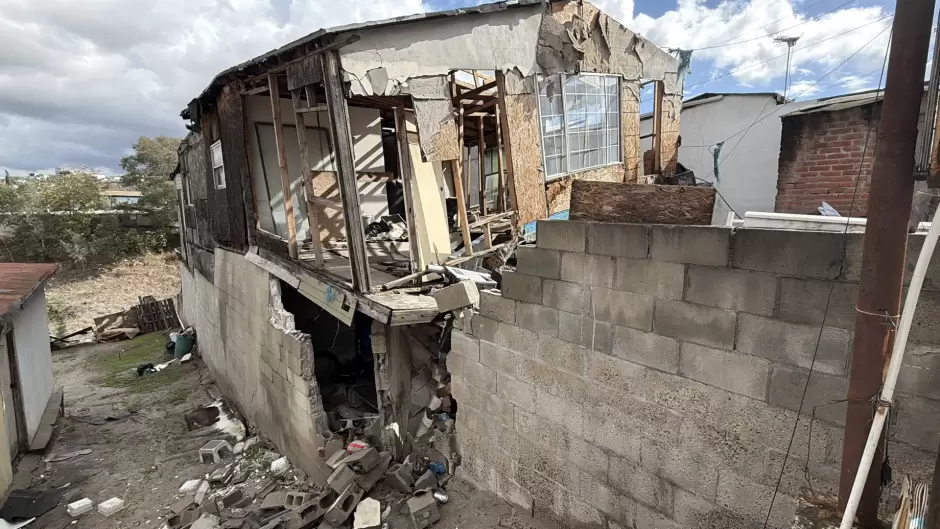 Deslizamiento en la S�nchez Taboada