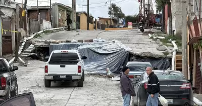Deslizamiento en la S�nchez Taboada