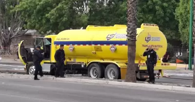 Roban pipa de gas