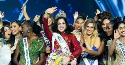 Celebra Sheinbaum triunfo de F�tima Bosch en Miss Universo