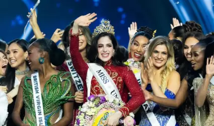 Celebra Sheinbaum triunfo de F�tima Bosch en Miss Universo