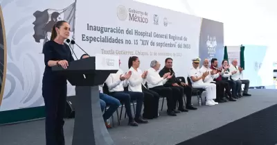 Claudia Sheinbaum invita al Z�calo el 6 de diciembre al inaugurar Hospital Gener