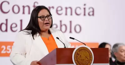 Citlalli Hern�ndez Mora, secretaria de las Mujeres.