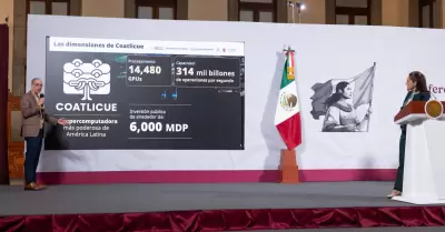 Sheinbaum presenta "Coatlicue", la supercomputadora m�s potente de Latinoam�rica