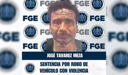 Sentenciado a m�s de 5 a�os de prisi�n por robo de veh�culo con violencia