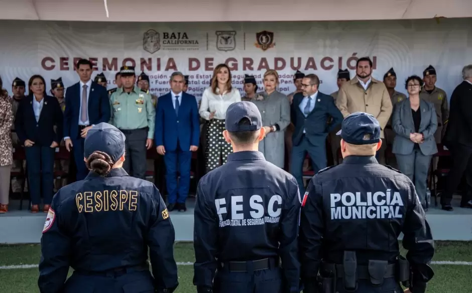 Ceremonia de Graduaci�n de nuevos elementos policiacos
