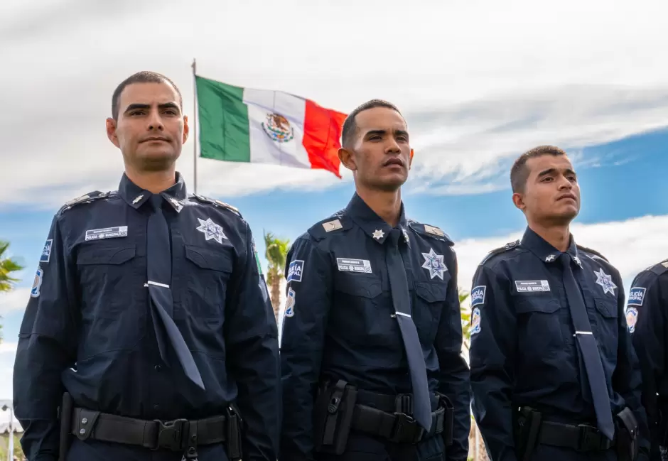 Ceremonia de Graduaci�n de nuevos elementos policiacos