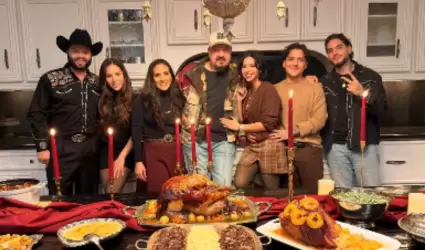 �ngela Aguilar, Christian Nodal, Pepe Aguilar, Emiliano Aguilar, Familia Aguilar