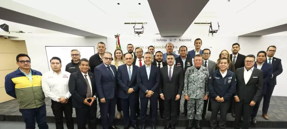 Gabinete de Seguridad fortalece la cooperaci�n con c�maras y asociaciones del autotransporte
