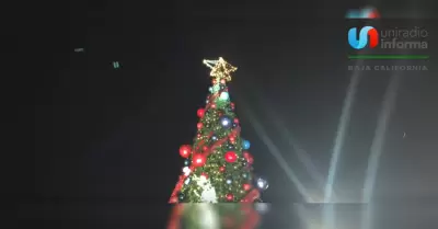 Calimax realiza su tradicional encendido del �rbol navide�o