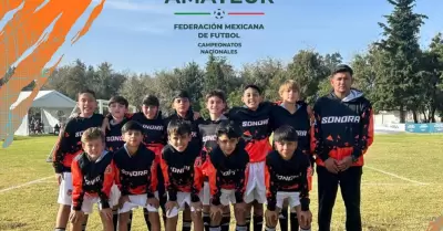 El equipo varonil representativo de Sonora de la categor�a Sub 11
