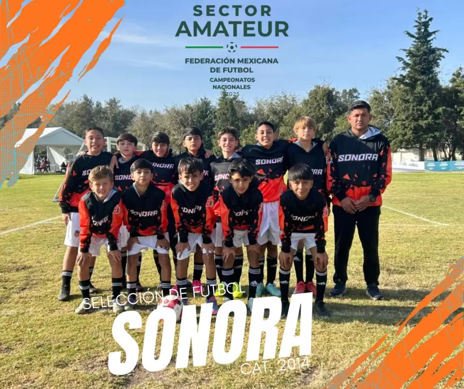 El equipo varonil representativo de Sonora de la categor�a Sub 11