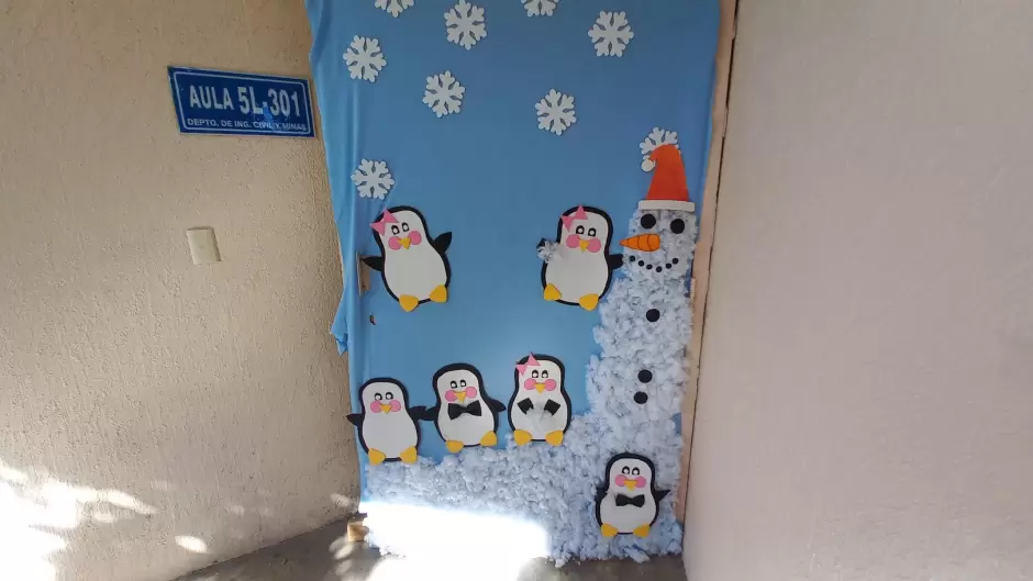 Decoraci�n de puertas en la Unison