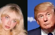 Sabrina Carpenter "explota" contra Donald Trump por usar su m�sica en un video de ICE
