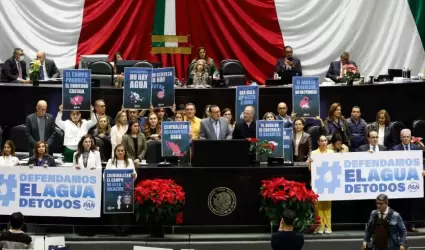 Aprobaci�n de la Ley de Aguas en la C�mara de Diputados