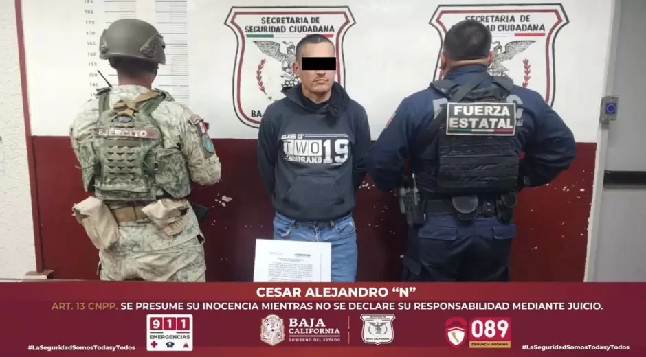 Detenidos con �rdenes de aprehensi�n vigentes en Mexicali