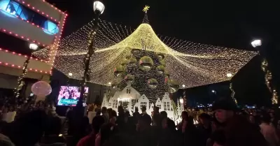 Iluminaci�n navide�a en el Centro Hist�rico