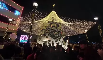 Iluminaci�n navide�a en el Centro Hist�rico