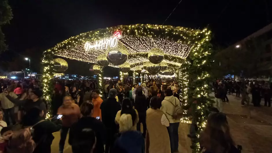 Iluminaci�n navide�a en el Centro Hist�rico