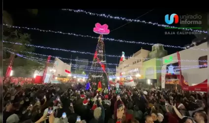 Realizan el tradicional encendido del �rbol de Navidad CocaCola y Ayuntamiento d