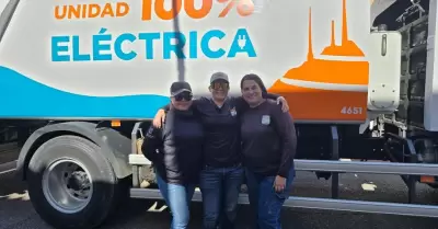 Mujeres se integran a flotilla de recolecci�n de basura