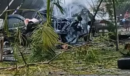Explosi�n de coche-bomba en Michoac�n