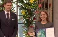 Hija de Mar�a Corina Machado recibe el Nobel de la Paz en nombre de su madre