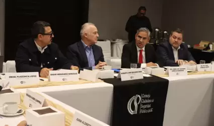 Sesi�n ordinaria del Consejo Ciudadano de Seguridad P�blica