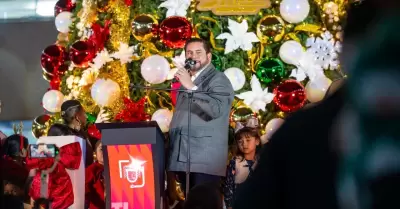 Encendido del �rbol navide�o 2025 en Palacio Municipal