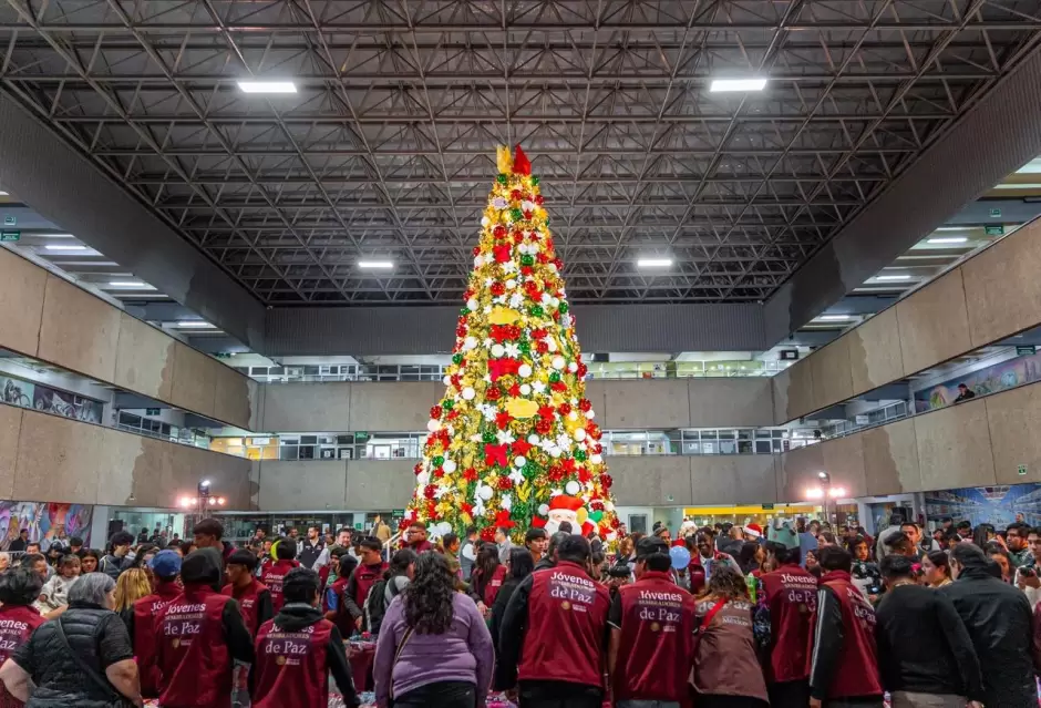Encendido del �rbol navide�o 2025 en Palacio Municipal