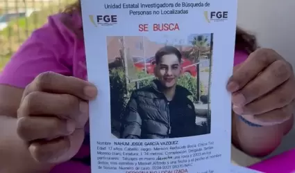 Madre lamenta falta de avances de la fiscal�a en caso de su hijo desaparecido de