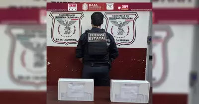 Aseguran arma, cartuchos y veh�culo tras persecuci�n en Mexicali