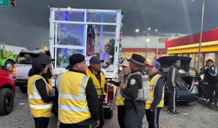 Guardia Nacional da acompa�amiento a peregrinos que asisten a la Bas�lica de Gua