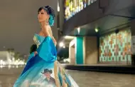 Maribel Guardia le canta a la Virgen de Guadalupe con vestido con el rostro de Juli�n Figueroa