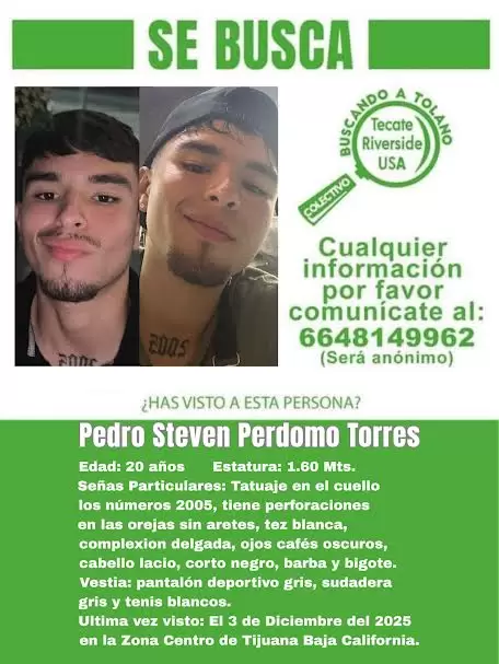 Madre colombiana viaja a Tijuana para buscar a su hijo desaparecido misteriosamente