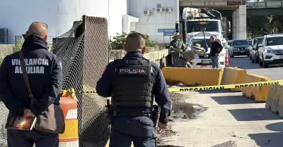 Nuevo socav�n obliga al cierre parcial de la V�a R�pida Oriente