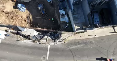 Riesgo latente en la colonia Ju�rez: vecinos denuncian irregularidades en obras