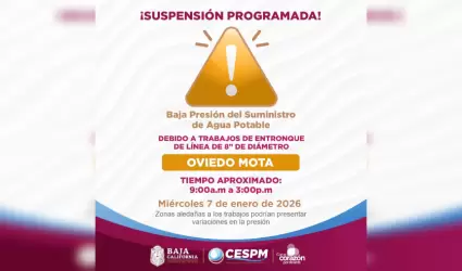 Oviedo Mota y cierre vial en Mexicali