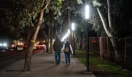 Sendero Seguro en el Parque de la Amistad