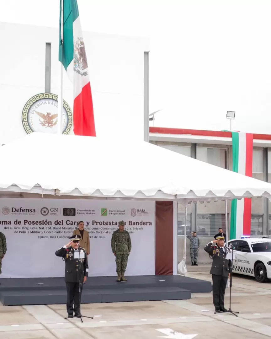 Refuerza Baja California la construcci�n de paz con nuevos mandos de la 2/a Zona Militar y la Guardia Nacional
