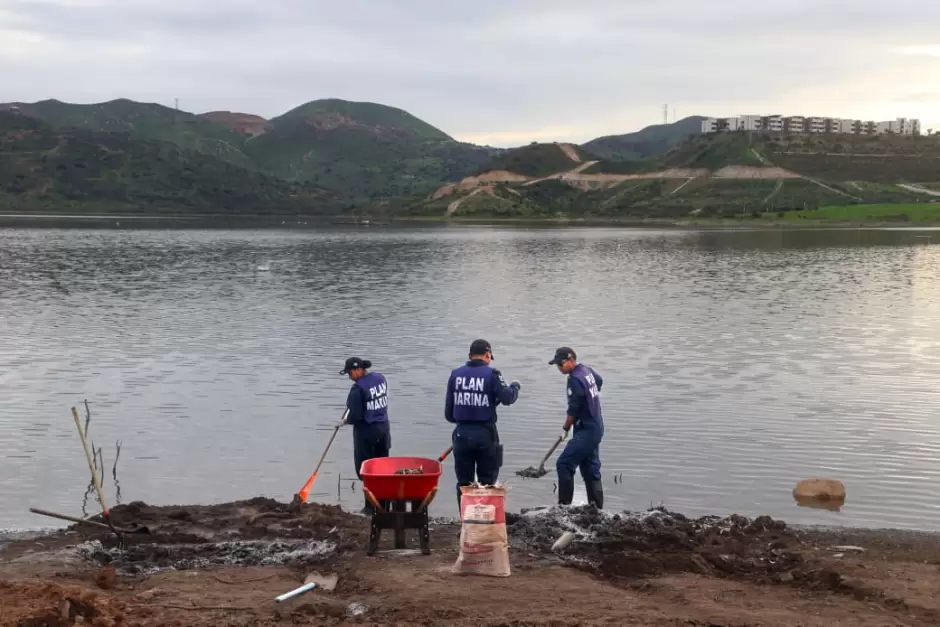 Evento ambiental en la presa Abelardo L. Rodr�guez