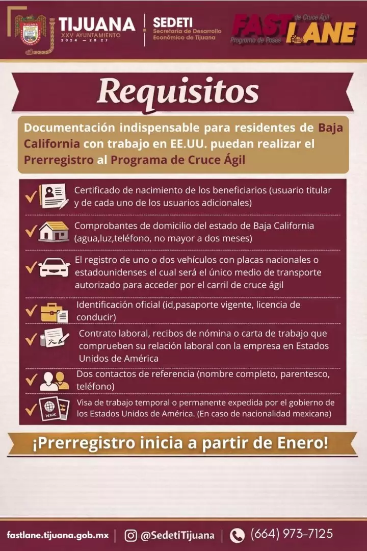 Programa de Cruce �gil para Trabajadores Transfronterizos