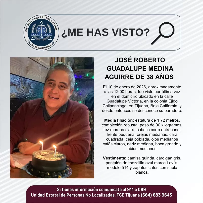Buscan a psic�logo desparecido en Tijuana