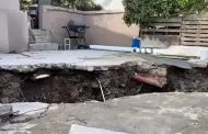 Contin�an reportes de da�os en viviendas de la colonia Libertad por obras del Viaducto Elevado
