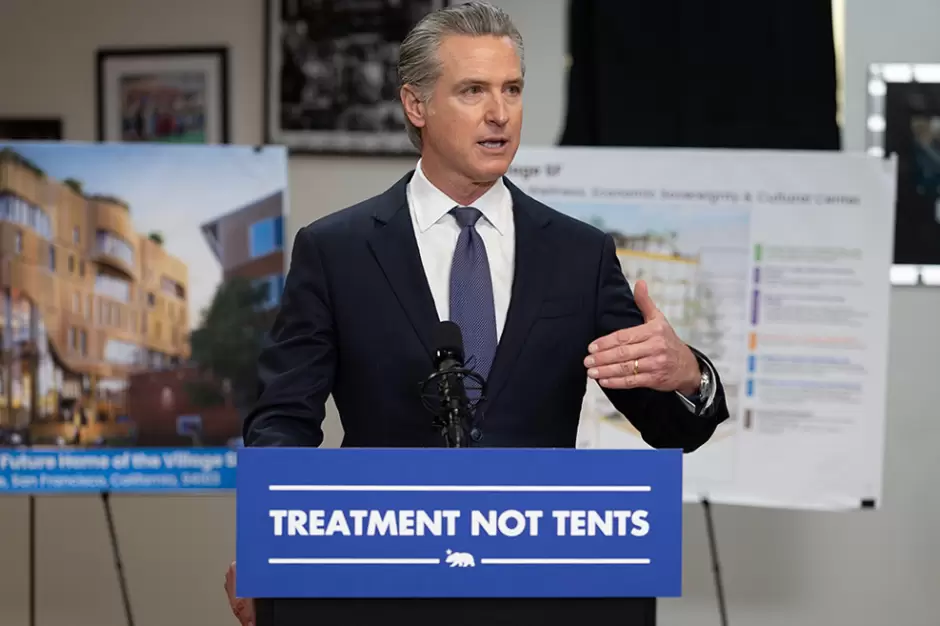 Gobernador Gavin Newsom