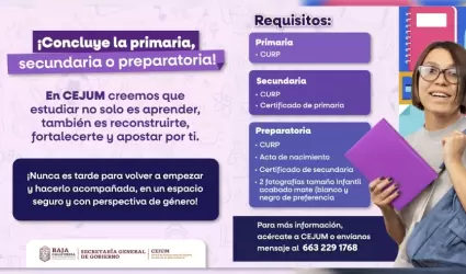 Cejum el acceso de las mujeres a la educaci�n b�sica