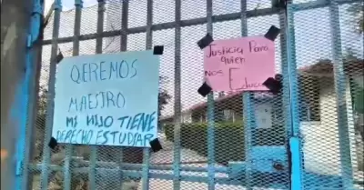 Protesta en la Telesecundaria 39