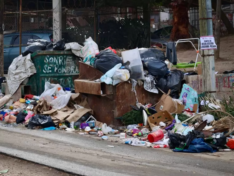 Recolecci�n de basura y escombro